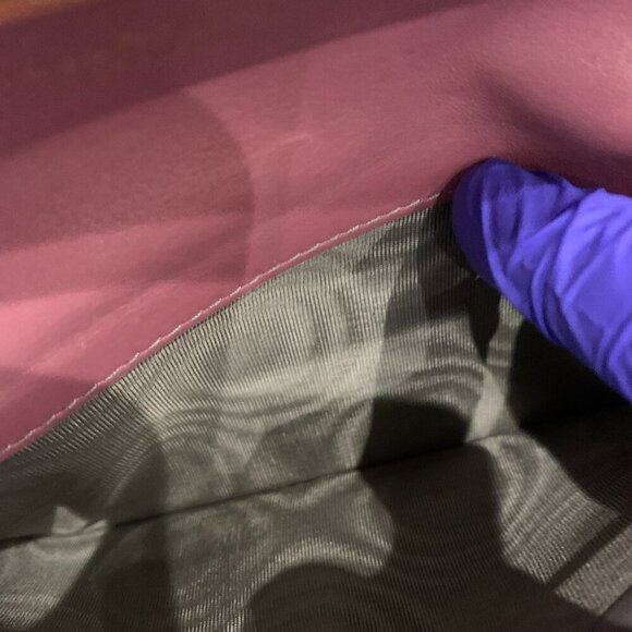 Salvatore Ferragamo Burgundy and Beige Wallet PRISTINE - Picture 9 of 10